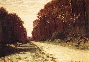 Claude Monet Road in Forest painting